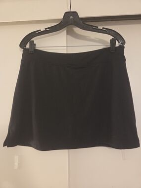 Tranquility Black Mini Skort - A-Line Style